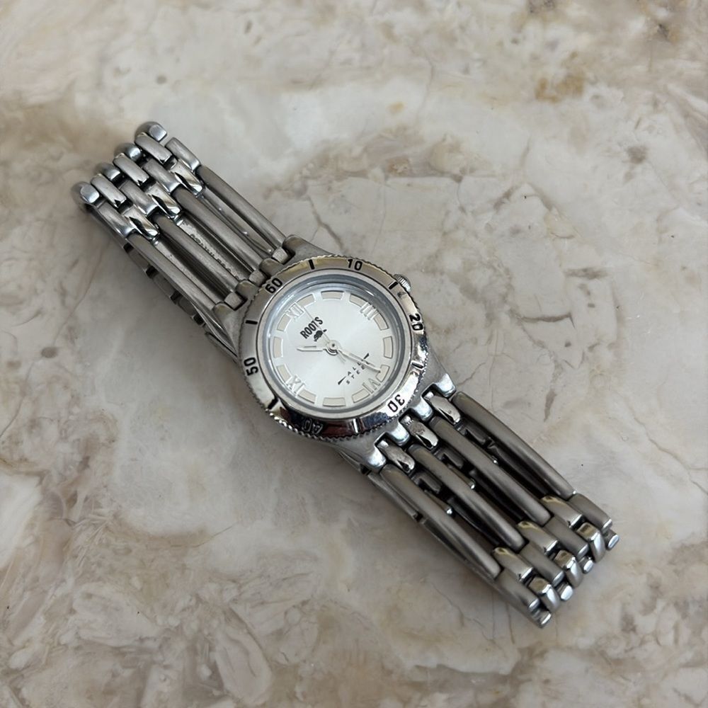 Roots Sunrise All Steel Japan Movement Water Resistant 50M Wristwatch